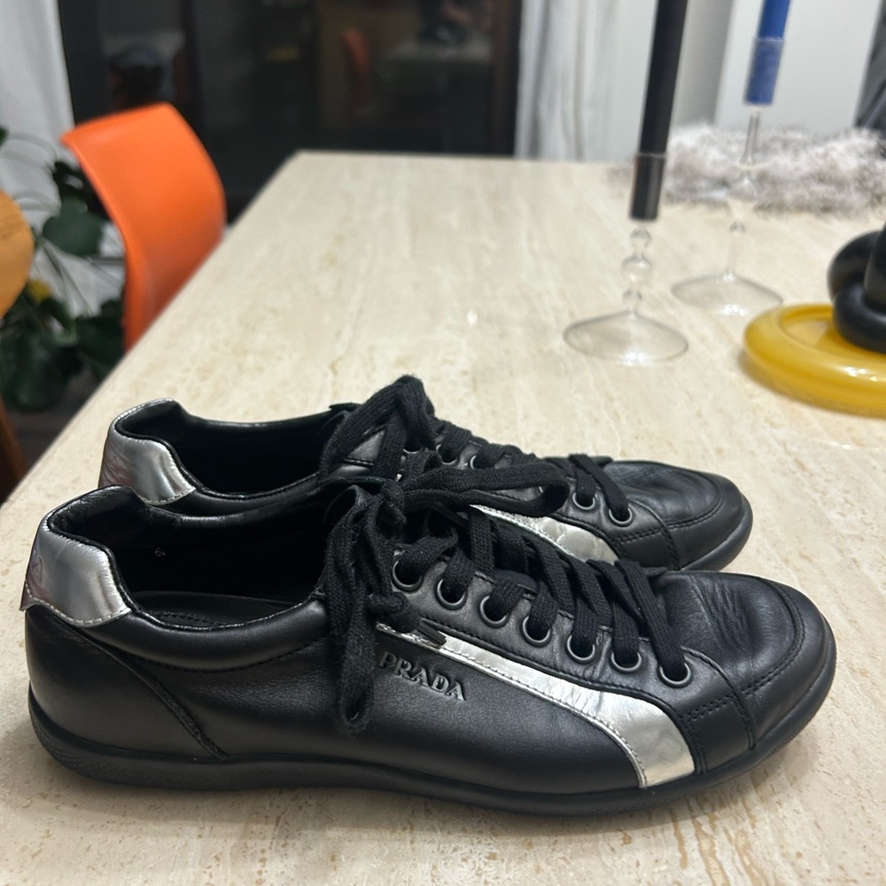 Mens Prada Sport leather sneakers